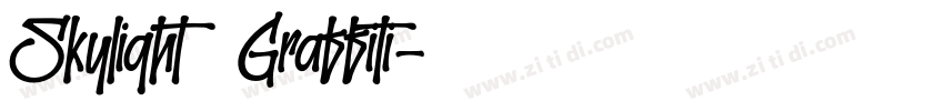 Skylight Graffiti字体转换